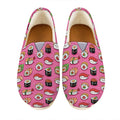 Cute Sushi And Rolls Pattern Print Casual Shoes