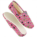 Cute Sushi And Rolls Pattern Print Casual Shoes