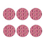 Cute Sushi And Rolls Pattern Print Coaster Set