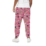 Cute Sushi And Rolls Pattern Print Cotton Pants