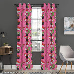 Cute Sushi And Rolls Pattern Print Curtain