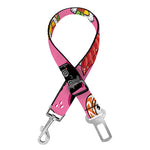 Cute Sushi And Rolls Pattern Print Dog Seat Belt