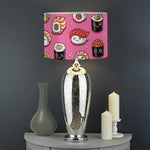 Cute Sushi And Rolls Pattern Print Drum Lamp Shade