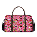 Cute Sushi And Rolls Pattern Print Duffle Bag