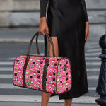 Cute Sushi And Rolls Pattern Print Duffle Bag