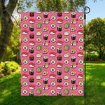 Cute Sushi And Rolls Pattern Print Garden Flag