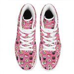 Cute Sushi And Rolls Pattern Print High Top Leather Sneakers
