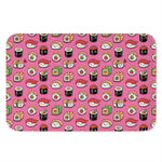 Cute Sushi And Rolls Pattern Print Indoor Door Mat