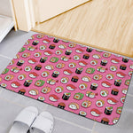 Cute Sushi And Rolls Pattern Print Indoor Door Mat