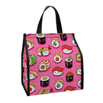 Cute Sushi And Rolls Pattern Print Insulated Lunch Tote