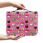 Cute Sushi And Rolls Pattern Print Leather Bible Cover