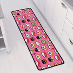 Cute Sushi And Rolls Pattern Print Long Kitchen Mat