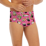 Cute Sushi And Rolls Pattern Print Men's Briefs
