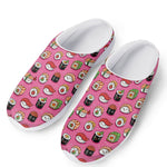 Cute Sushi And Rolls Pattern Print Mesh Casual Shoes
