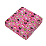 Cute Sushi And Rolls Pattern Print Outdoor Seat Cushion Cover