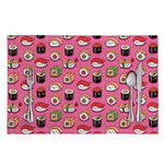 Cute Sushi And Rolls Pattern Print Placemat