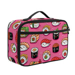 Cute Sushi And Rolls Pattern Print Portable Lunch Bag