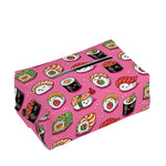 Cute Sushi And Rolls Pattern Print Rectangle Tissue Box Cover