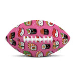 Cute Sushi And Rolls Pattern Print Rugby Ball