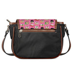 Cute Sushi And Rolls Pattern Print Saddle Bag