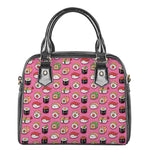 Cute Sushi And Rolls Pattern Print Shoulder Handbag
