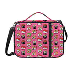 Cute Sushi And Rolls Pattern Print Shoulder Strap Bible Bag