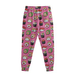 Cute Sushi And Rolls Pattern Print Sweatpants