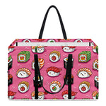 Cute Sushi And Rolls Pattern Print Utility Tote Bag