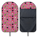 Cute Sushi And Rolls Pattern Print Waterproof Car Seat Cover