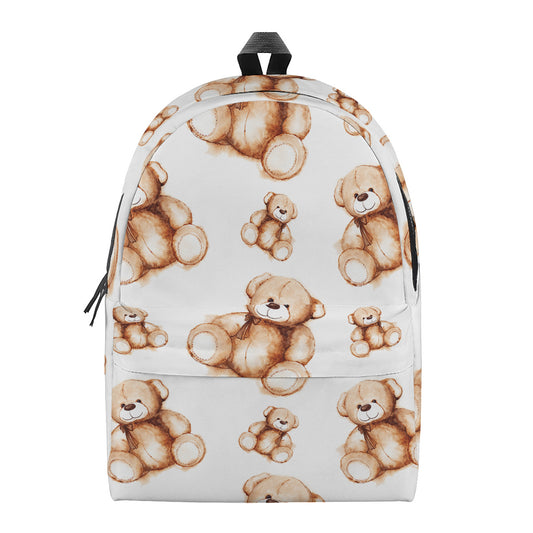 Cute Teddy Bear Pattern Print Backpack