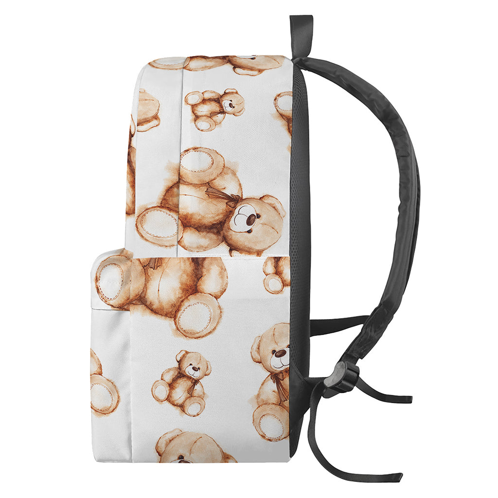 Cute Teddy Bear Pattern Print Backpack