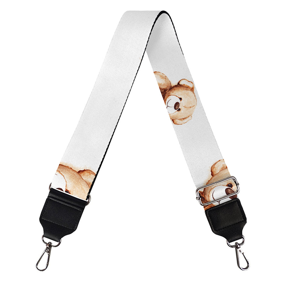 Cute Teddy Bear Pattern Print Bag Strap
