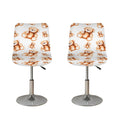 Cute Teddy Bear Pattern Print Bar Stool Covers