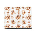 Cute Teddy Bear Pattern Print Bifold Wallet