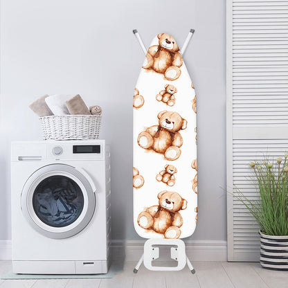 Cute Teddy Bear Pattern Print Ironing Board Cover