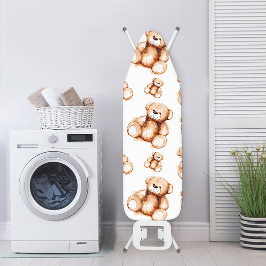 Cute Teddy Bear Pattern Print Ironing Board Cover