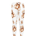 Cute Teddy Bear Pattern Print Men's Leggings