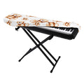 Cute Teddy Bear Pattern Print Piano Keyboard Cover