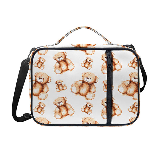 Cute Teddy Bear Pattern Print Shoulder Strap Bible Bag
