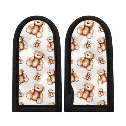 Cute Teddy Bear Pattern Print Skillet Handle Cover