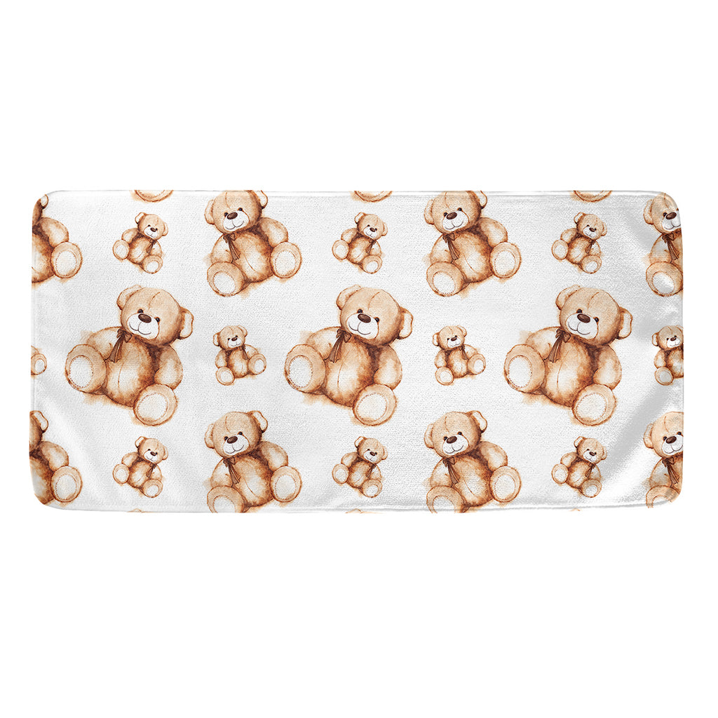 Cute Teddy Bear Pattern Print Towel