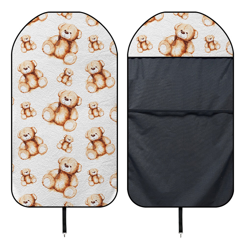 Cute Teddy Bear Pattern Print Waterproof Car Seat Cover