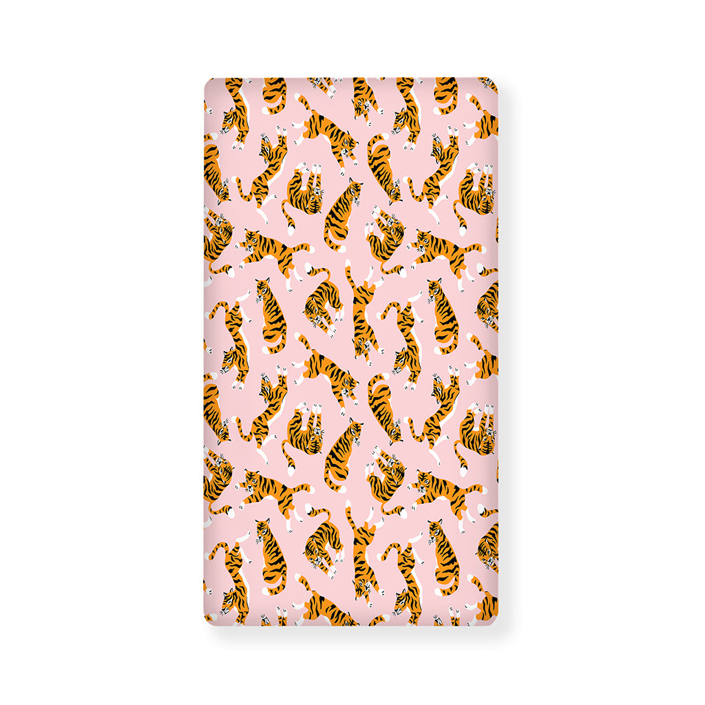 Cute Tiger Pattern Print Baby Crib Sheet