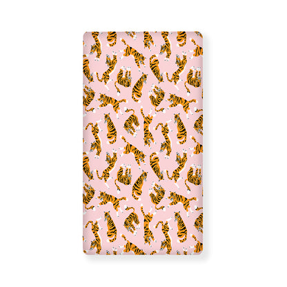 Cute Tiger Pattern Print Baby Crib Sheet