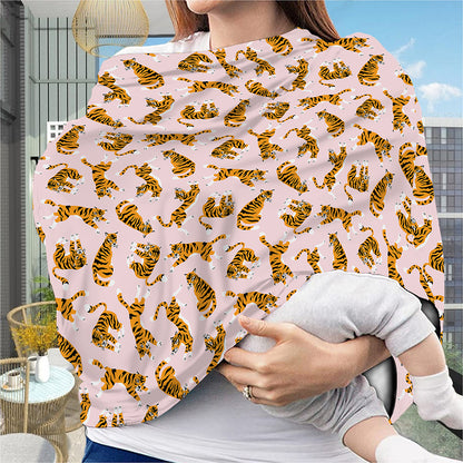 Cute Tiger Pattern Print Baby Seat Cover