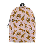 Cute Tiger Pattern Print Backpack
