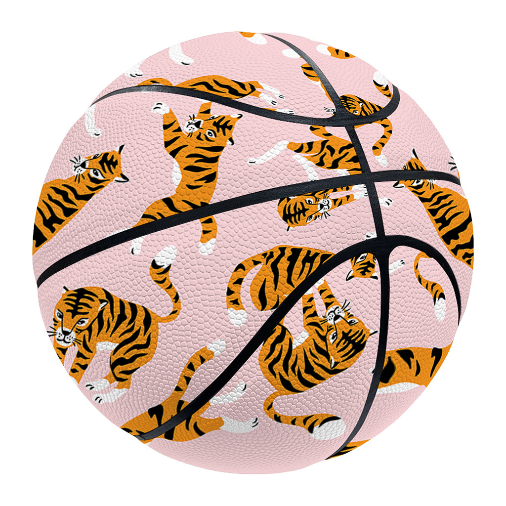 Cute Tiger Pattern Print Basketball