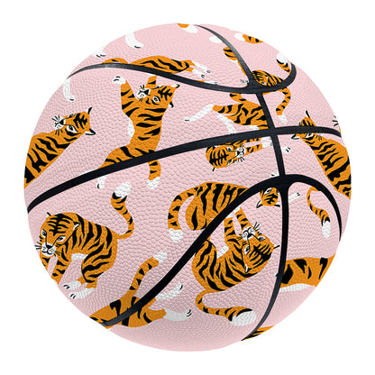 Cute Tiger Pattern Print Basketball