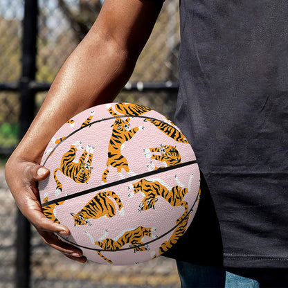 Cute Tiger Pattern Print Basketball