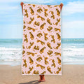 Cute Tiger Pattern Print Beach Towel